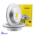 دیسک ترمز عقب بی ام و (E90)X1(E84)-1(E87)-3 برند Textar کد 92154903 بسته 2 عددی
