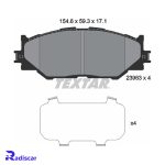 لنت ترمز عقب لکسوس RX، لکسوس GS، لکسوس IS برند Textar کد 2552501
