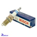 شمع موتور پایه کوتاه سوزنی دبل ایریدیوم تک الکترود FR 8 DII 33 X برند Bosch کد 0242230534